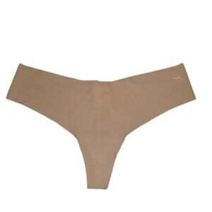 Victoria’s Secret Women's Nude Seamless Thong Underwear panties size Large